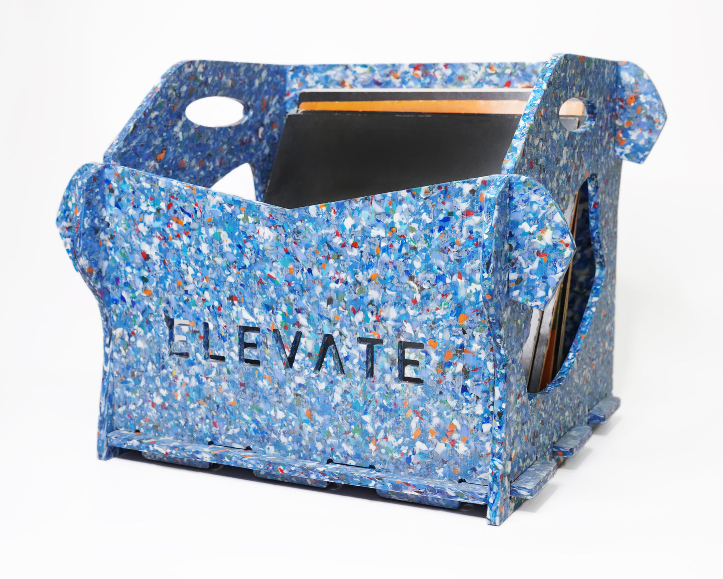 Vinyl Crate (+ Headphone Stand)