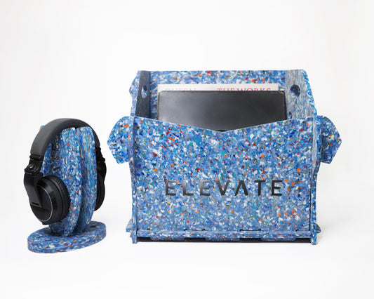 Vinyl Crate (+ Headphone Stand)