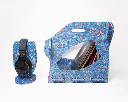 Vinyl Crate (+ Headphone Stand)
